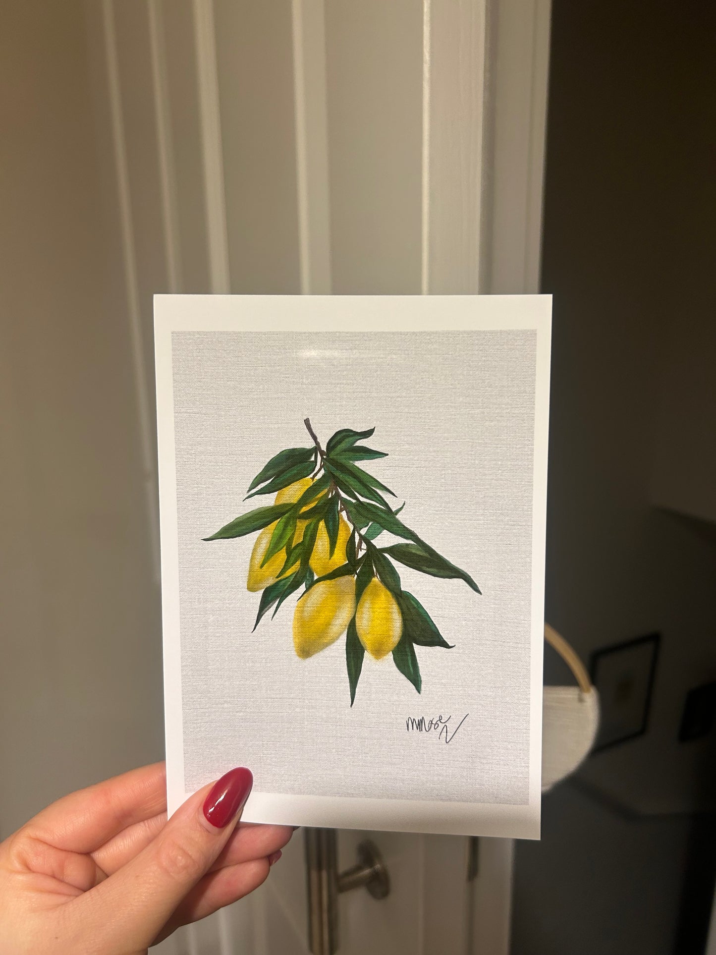 5β x 7β watercolour lemons