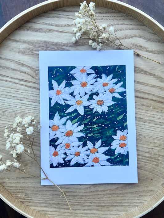 Floral Art Print 5” x 7”